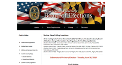 Desktop Screenshot of carolinemdelections.org